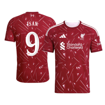 ISAK #9 Liverpool Home Soccer Jersey 2026/27 - UCL