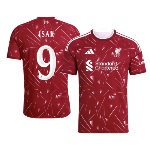 730248_1 ISAK #9 Liverpool Home Soccer Jersey 2026/27 - UCL