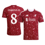 SZOBOSZLAI #8 Liverpool Home Soccer Jersey 2026/27 - UCL