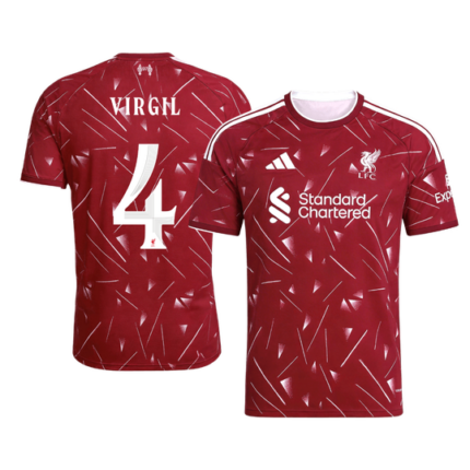 VIRGIL #4 Liverpool Home Soccer Jersey 2026/27 - UCL