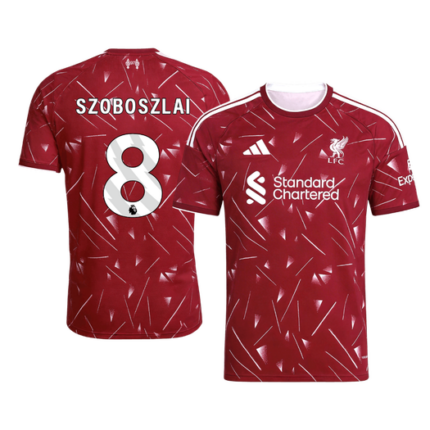 SZOBOSZLAI #8 Liverpool Home Soccer Jersey 2026/27