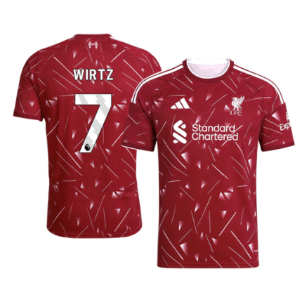 WIRTZ #7 Liverpool Home Soccer Jersey 2026/27