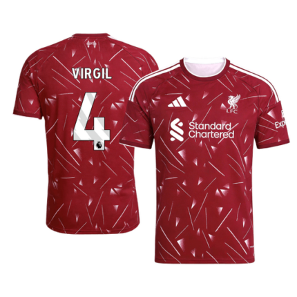 VIRGIL #4 Liverpool Home Soccer Jersey 2026/27