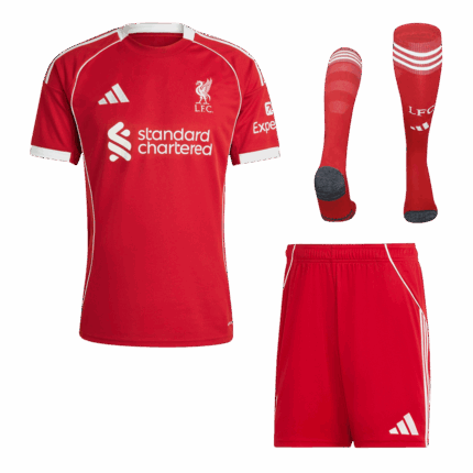Liverpool Home Jerseys Full Kit 2025/26