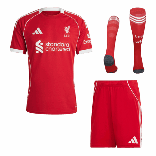 Liverpool Home Jerseys Full Kit 2025/26