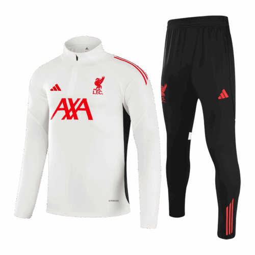 Liverpool 1/4 Zip Tracksuit 2025/26 White