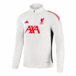 Liverpool 1/4 Zip Tracksuit 2025/26 White - Image 3