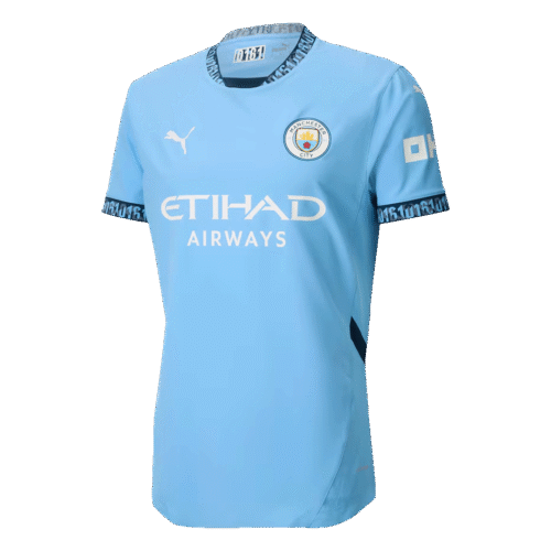 Manchester City Home Authentic Soccer Jersey 2024/25