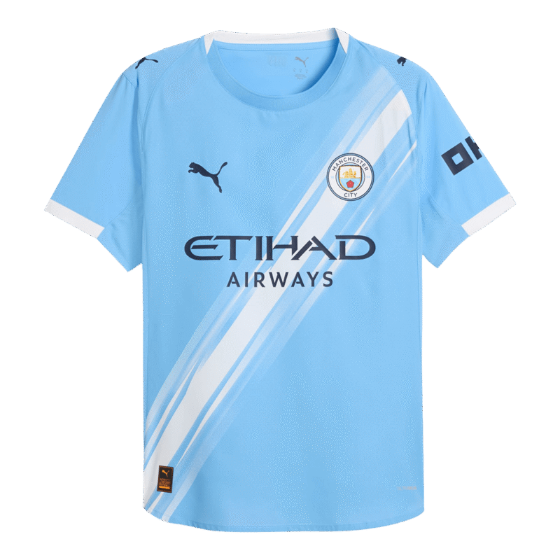 HAALAND #9 Manchester City Home Authentic Soccer Jersey 2025/26