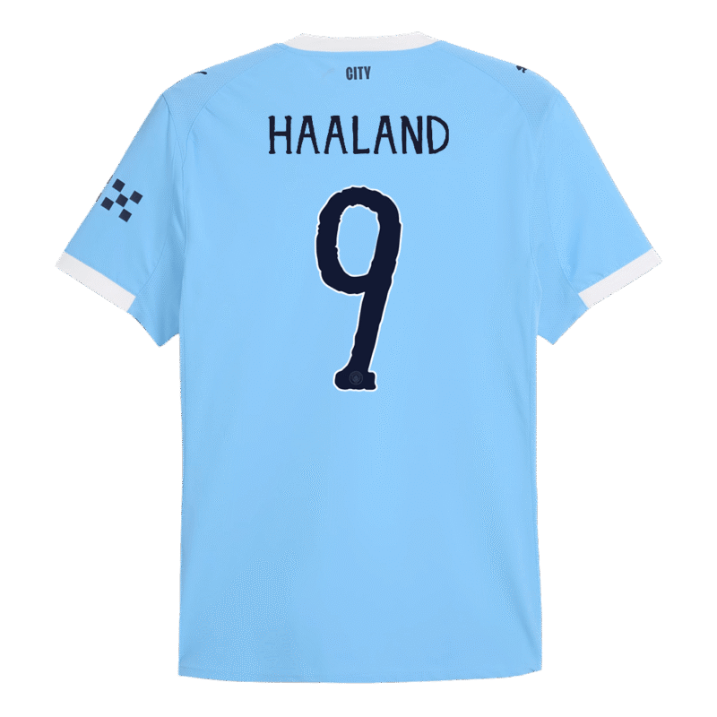 HAALAND #9 Manchester City Home Authentic Soccer Jersey 2025/26 - Club World Cup