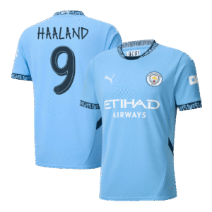 HAALAND #9 Manchester City Home Soccer Jersey 2024/25 - UCL