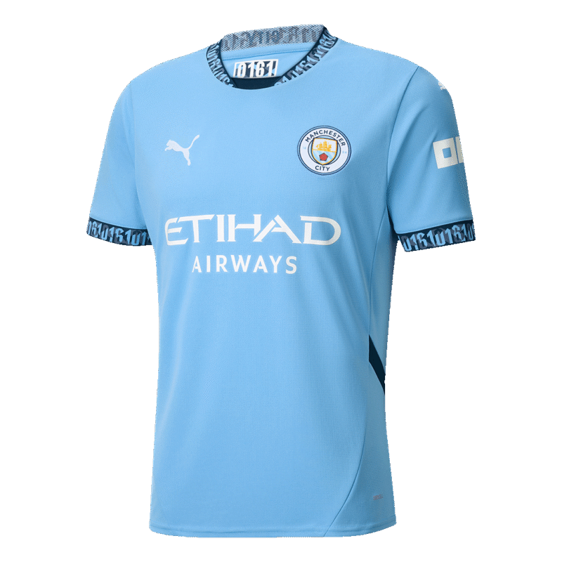 HAALAND #9 Manchester City Home Soccer Jersey 2024/25 - UCL