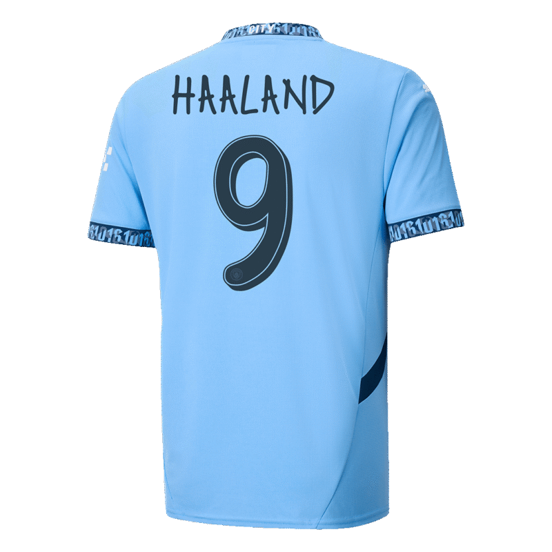 HAALAND #9 Manchester City Home Soccer Jersey 2024/25 - UCL