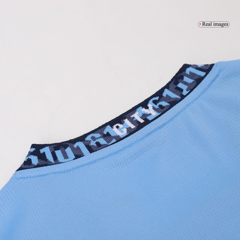 DE BRUYNE #17 Manchester City Home Soccer Jersey 2024/25 - UCL