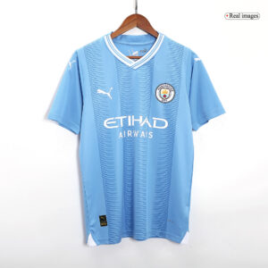 Manchester City Home Soccer Jersey 2023/24 - Image 3