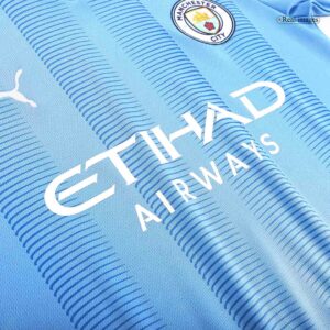 Manchester City Home Soccer Jersey 2023/24 - Image 8