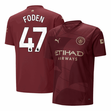 FODEN #47 Manchester City Third Away Soccer Jersey