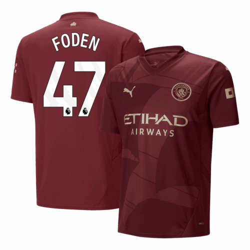 FODEN #47 Manchester City Third Away Soccer Jersey