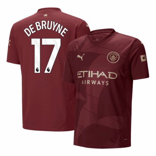 DE BRUYNE #17 Manchester City Third Away Soccer Jersey