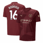 RODRIGO #16 Manchester City Third Away Soccer Jersey