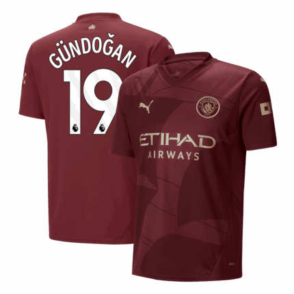 GÜNDOĞAN #19 Manchester City Third Away Soccer Jersey