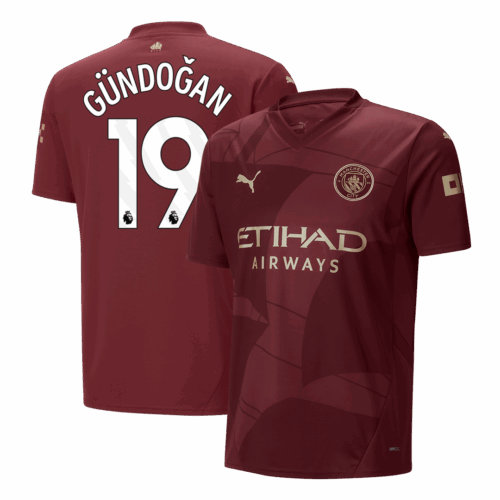 GÜNDOĞAN #19 Manchester City Third Away Soccer Jersey