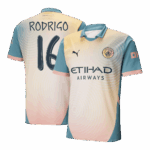 RODRIGO #16 Manchester City Fourth Away Soccer Jersey