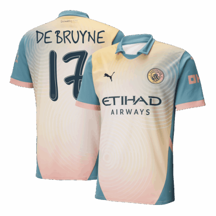 DE BRUYNE #17 Manchester City Fourth Away Soccer Jersey