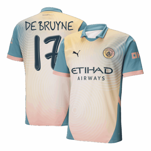DE BRUYNE #17 Manchester City Fourth Away Soccer Jersey
