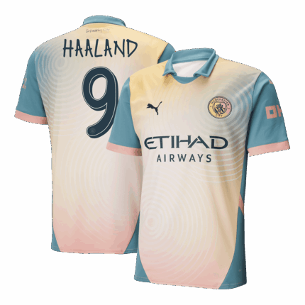 HAALAND #9 Manchester City Fourth Away Soccer Jersey
