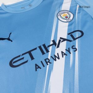 REIJNDERS #4 Manchester City Home Soccer Jersey 2025/26 - Image 7