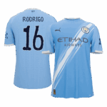 RODRIGO #16 Manchester City Home Soccer Jersey 2025/26
