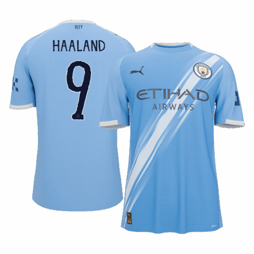 HAALAND #9 Manchester City Home Soccer Jersey 2025/26