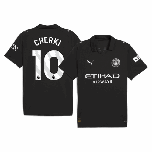 CHERKI #10 Manchester City Away Soccer Jersey 2025/26