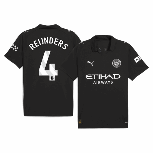 REIJNDERS #4 Manchester City Away Soccer Jersey 2025/26