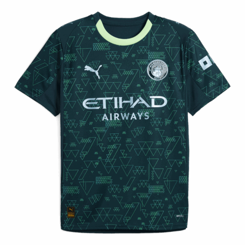 Manchester City Fourth Away Soccer Jersey 2025/26