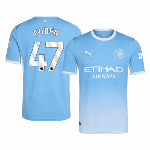 FODEN #47 Manchester City Home Soccer Jersey 2026/27