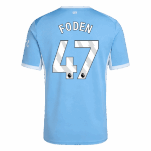 FODEN #47 Manchester City Home Soccer Jersey 2026/27