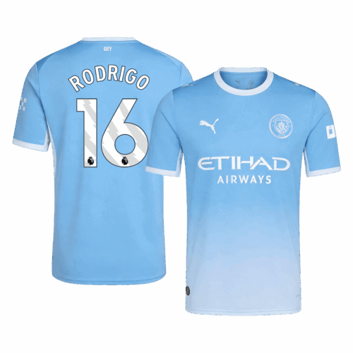 RODRIGO #16 Manchester City Home Soccer Jersey 2026/27