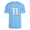 DOKU #11 Manchester City Home Soccer Jersey 2026/27