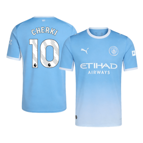 CHERKI #10 Manchester City Home Soccer Jersey 2026/27