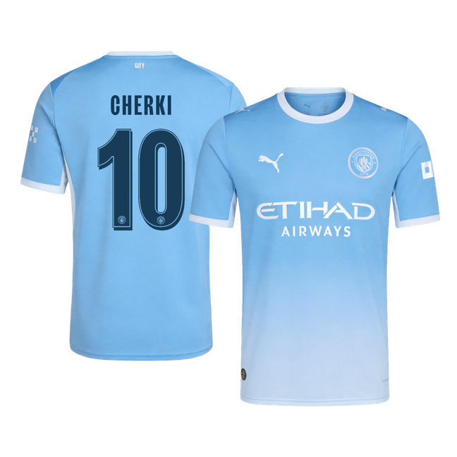 732483_1 CHERKI #10 Manchester City Home Soccer Jersey 2026/27 -UCL