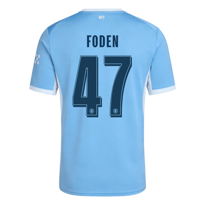 732587_2 FODEN #47 Manchester City Home Soccer Jersey 2026/27 -UCL