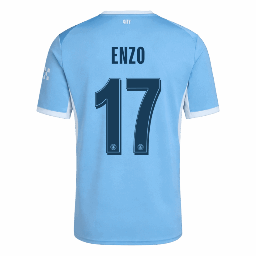 732639_2 ENZO #17 Manchester City Home Soccer Jersey 2026/27 -UCL