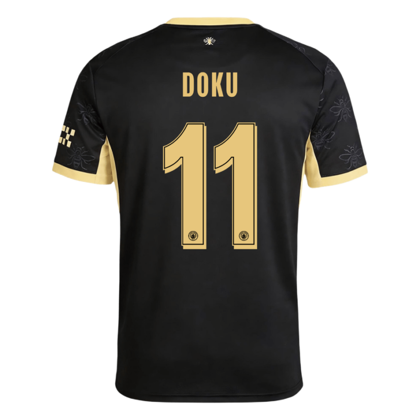 732857_2 DOKU #11 Manchester City Away Soccer Jersey 2026/27 -UCL
