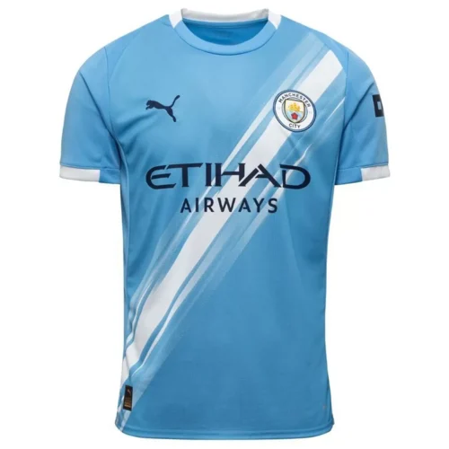 Manchester City Home Free Jersey  25/26