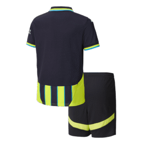 Manchester City Away Kids Soccer Jerseys Kit 2024/25