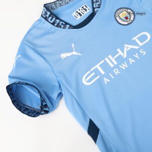 Manchester City Home Kids Soccer Jerseys Kit - Image 14