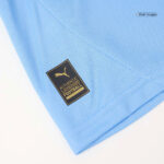 Manchester City Home Kids Soccer Jerseys Kit
