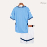 Manchester City Home Kids Soccer Jerseys Kit